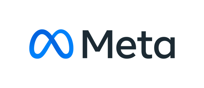 Image is of the Meta logo
